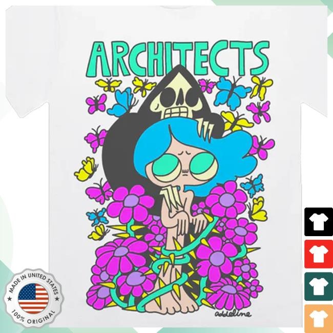 Architects Merch Shop Butterfly White Tee