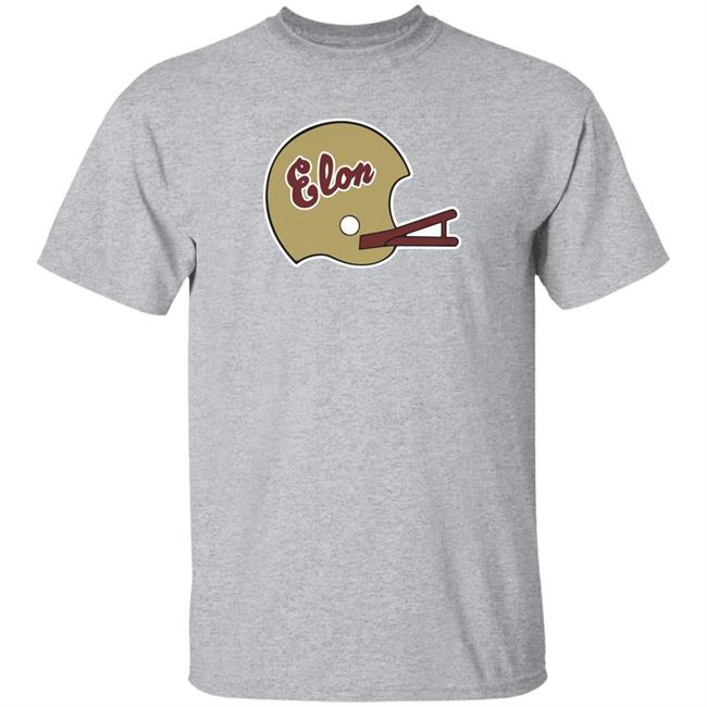 Wes Durham Elon Football 1980'S Helmet Shirt Breakingt Merch Elon Football 1980'S Helmet Shirt
