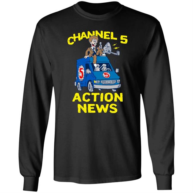 Channel 5 News Merch Actions News Shirt Channel 5 Andrew Callaghan Merch