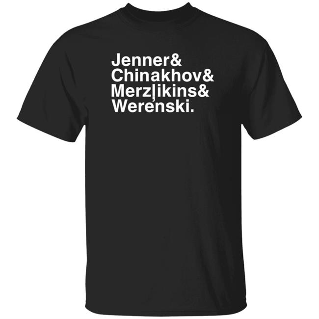 Jenner Chinakhov Merzlikins Werenski Shirt Bluejackets