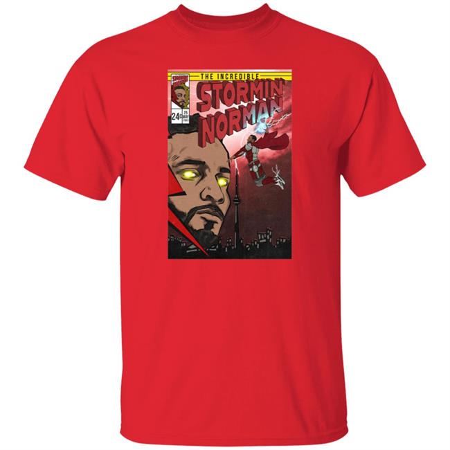Norman Powell Stormin Norman Comic T Shirt