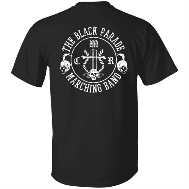 My Chemical Romance Tbp Xv Marching Band Circle Crest Shirt Mcr My Chemical Romance Merch