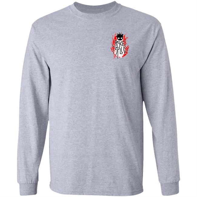 Lucki Merch Wake Up Lucki Fire Ls Sweatshirt