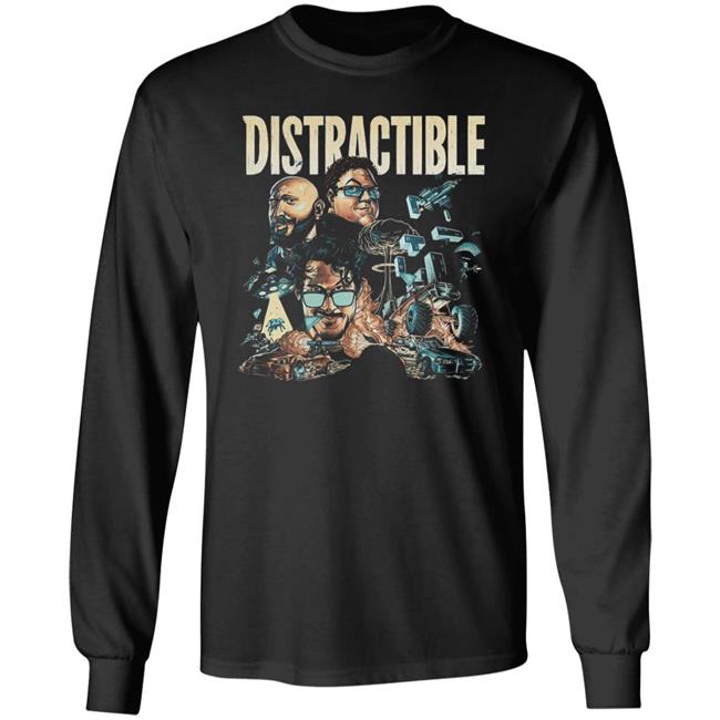 Distractible Podcast Merch Distractible Shirt