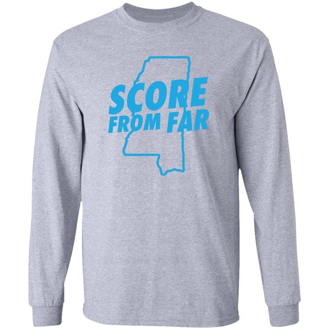 Score From Far Mississippi Hoodie Ole Miss