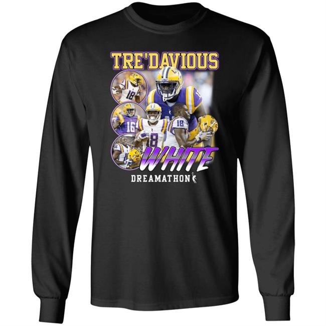 Justin Jefferson Wearing Tre’Davious White Shirt Dreamathon Merch