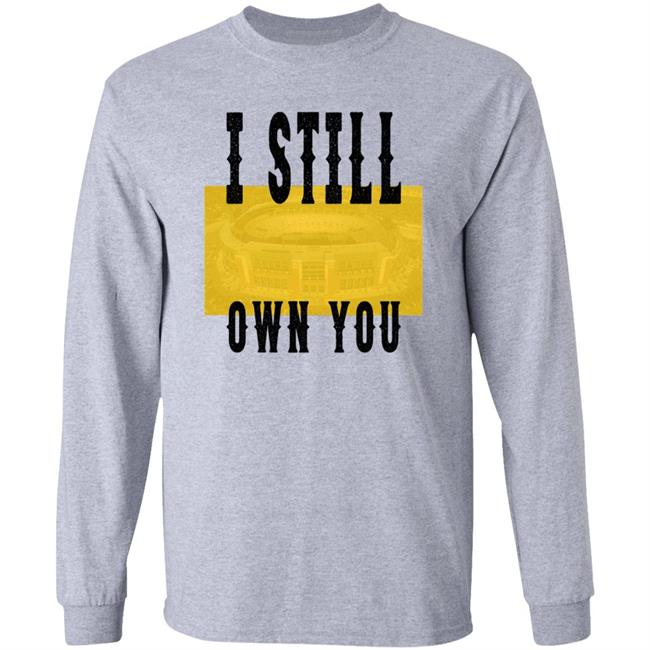 Allen Lazard's I Still Own You Shirt Green Bay Packers Stadium