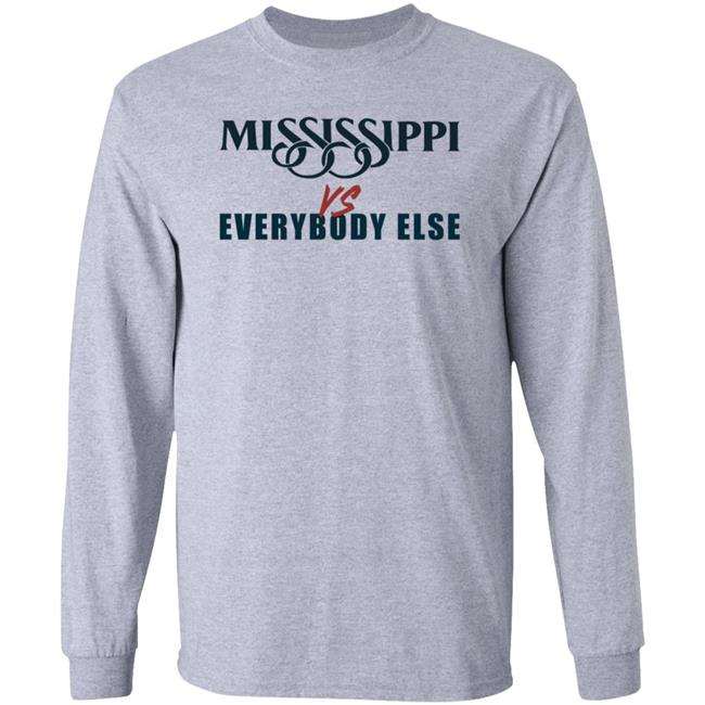 Mississippi Vs Everybody Else Hoodie Grindcitydesigns