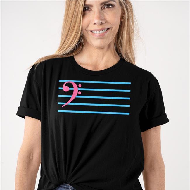 Trans Bass Clef Shirts Threatnotation