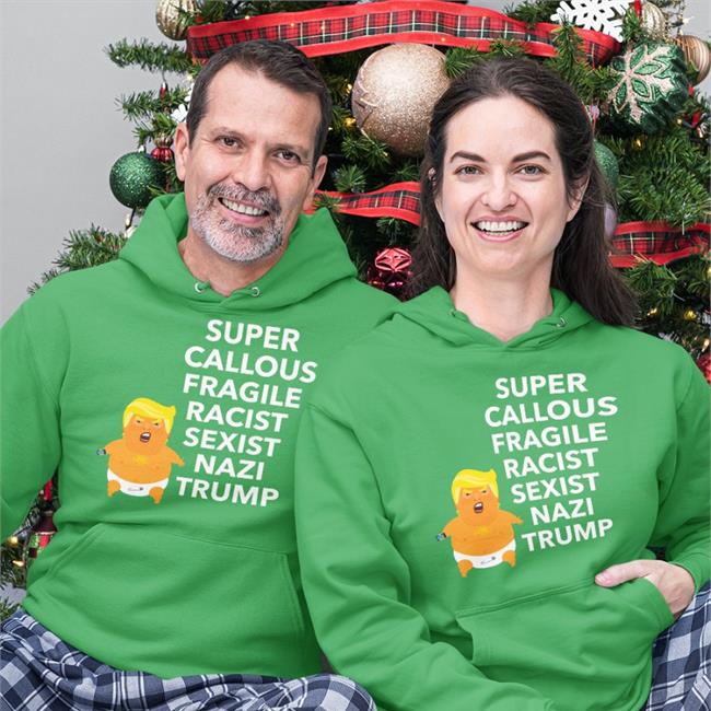 Super Callous Fragile Racist Sexist Nazi Trump T Shirt Black