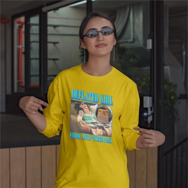 Thegoodshirts Deflated Girl From Anti-Weed Psa Hoodie