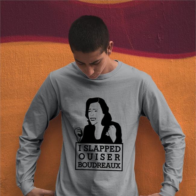 IAbearbussy I Slapped Ouiser Boudreaux Funny T Shirt Red