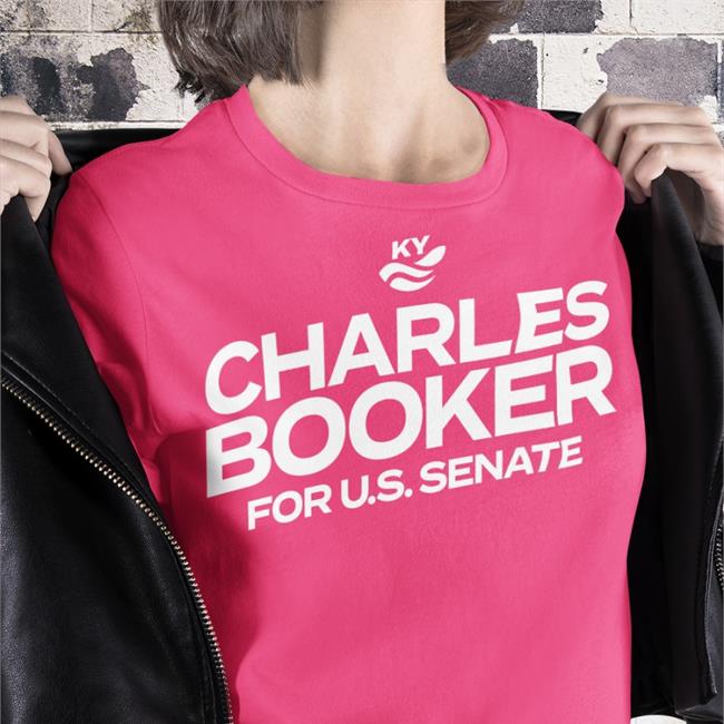 Charles Booker Wearing Charles Booker For Us Senate Sweatshirt Booker4ky