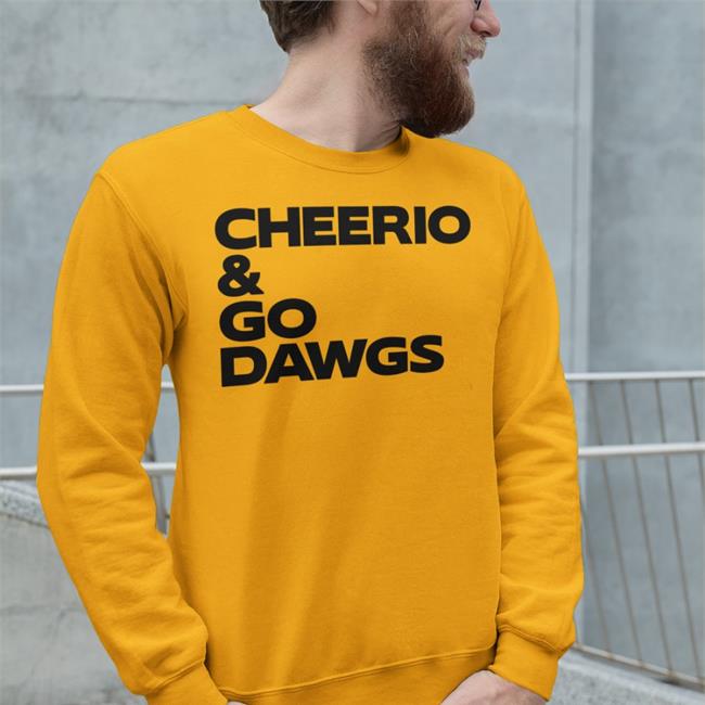 Cheerio And Go Dawgs Shirt British Bulldog Red British Bulldog Cheerio And Go Dawgs T Shirt