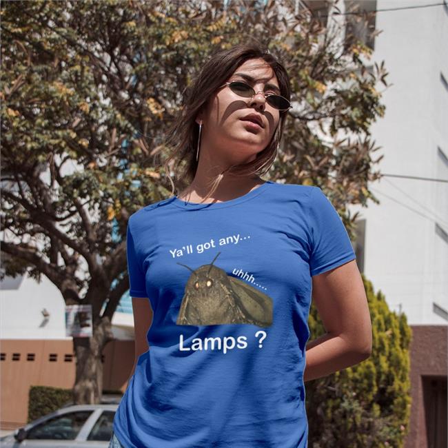 Lamp Funny Halloween Costume Moth Meme T-Shirt