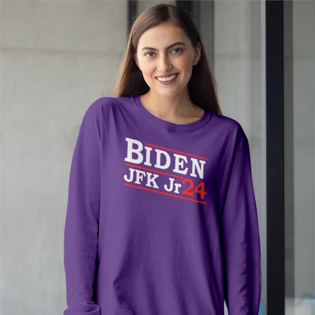 Jason Selvig Wearing Biden Jfk Jr 24 Long Sleeve T Shirt