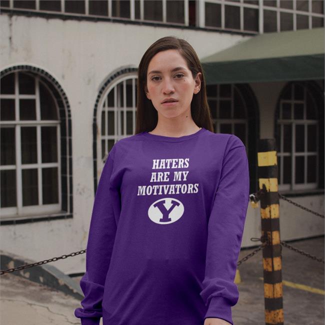 Byu Cougars Football Haters Are My Motivators Tee Shirt 5Lbtrout