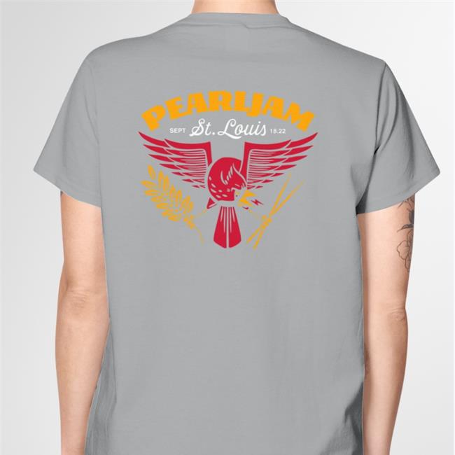 Sport Grey Pearljam St Louis Pearljam Sept St Louis 18 22 Shirt