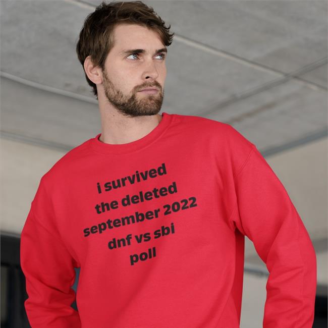Tatterwinged I Survived The Deleted September 2022 Dnf Vs Sbi Poll Shirt