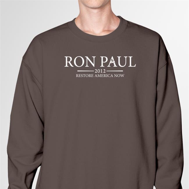 The Redheaded Libertarian Ron Paul 2012 Restore America Now New Shirt Navy