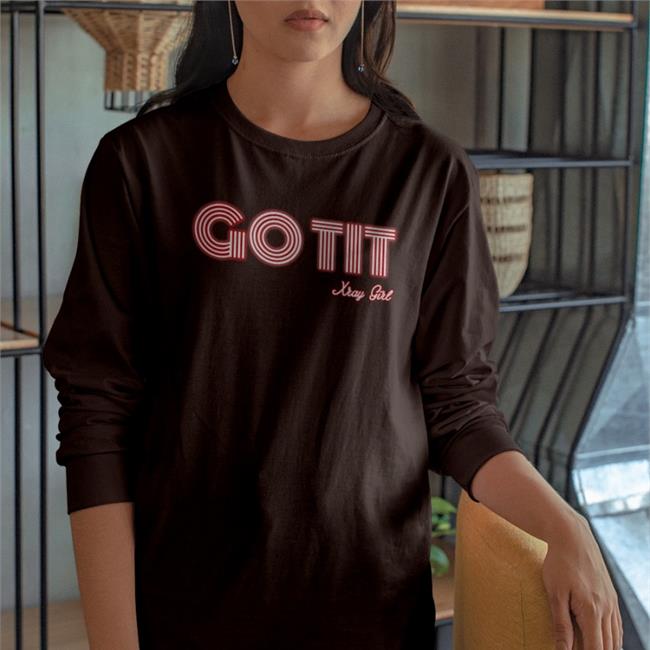 Go Tit Xray Girl Shirt Flagranttrigger Store Black