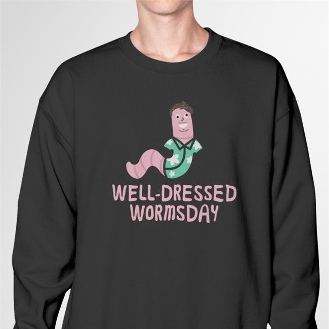 Jomboy Media Merch Well Dressed Wormsday Hoodie