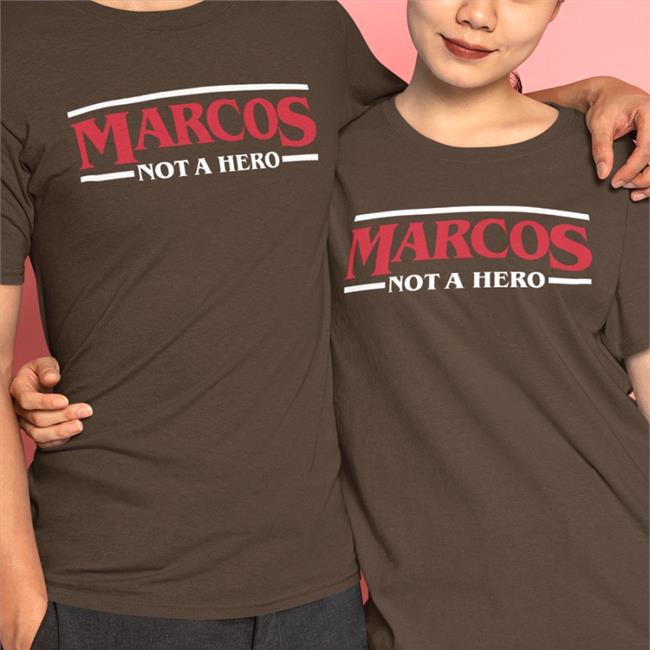 Nico Quejano Marina Untucked Host Summers Marcos Not A Hero Shirt
