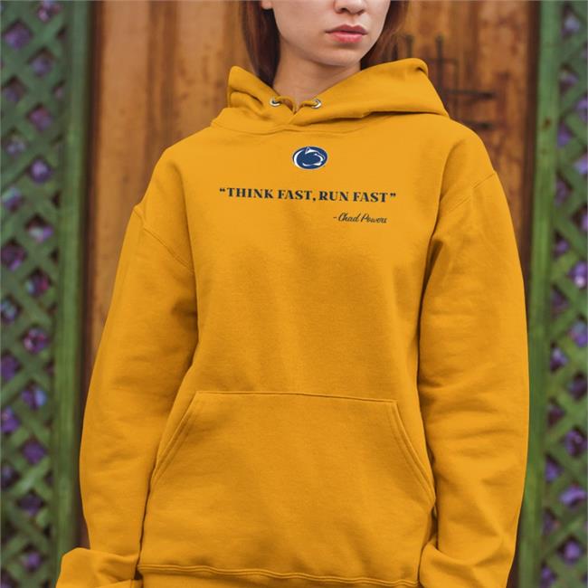 Think Fast, Run Fast Chad Powers Hoodie