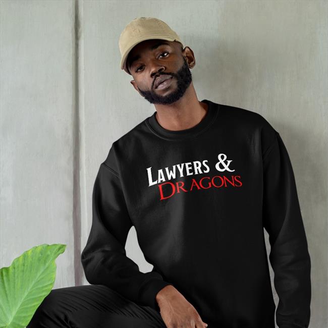 Virtual Legality Shop Lawyers & Dragons - Logo Title Adjustable T Shirt Law & Lumber
