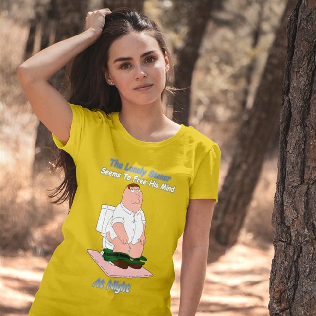 The Lonely Stoner Seems To Free His Mind At Night Shirts