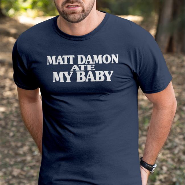 Weird Thrift Store Shirts Strangethrift Matt Damon Ate My Baby Shirt
