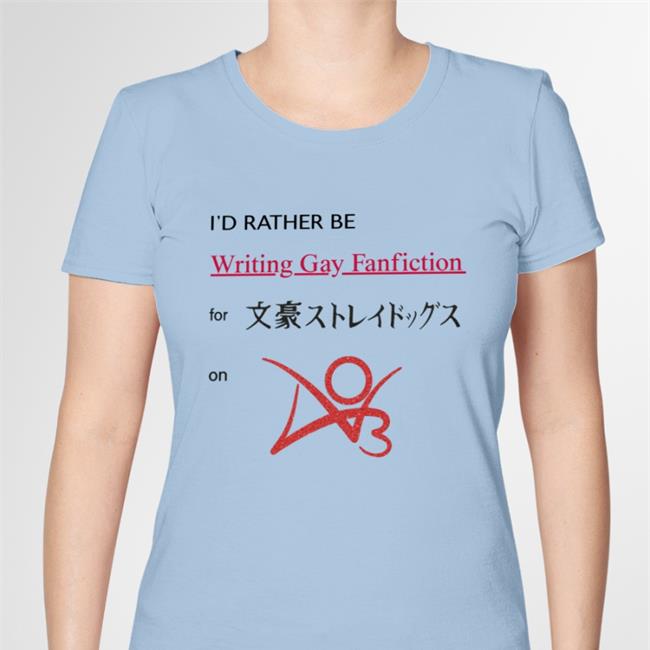 White I'd Rather Be Writing Gay Fanfiction Shirt Aura || Flags Week Day 5