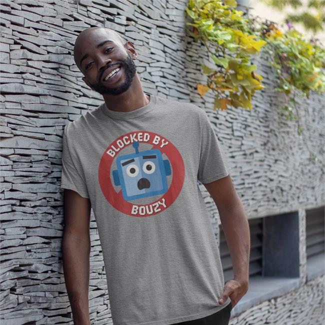 Nosysknows Merch Blocked By Bouzy Hoodied Sweatshirt Andy Signore
