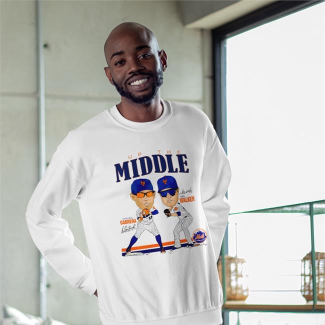 Up The Middle New York Mets M&M Shirt Asdrubal Cabrera Neil Walker