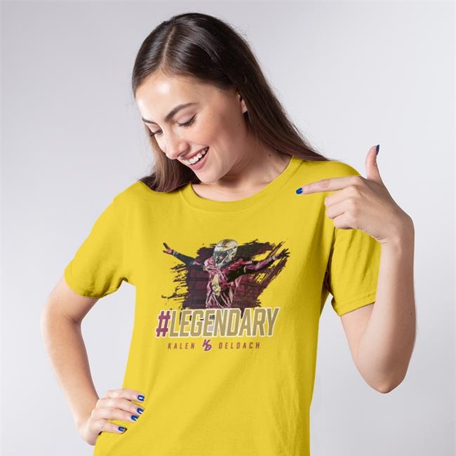Chad K Legendary Kalen Deldach Long Sleeve Tee Chadkidwell White Legendary Kalen Deldach Tee Chad K Chadkidwell