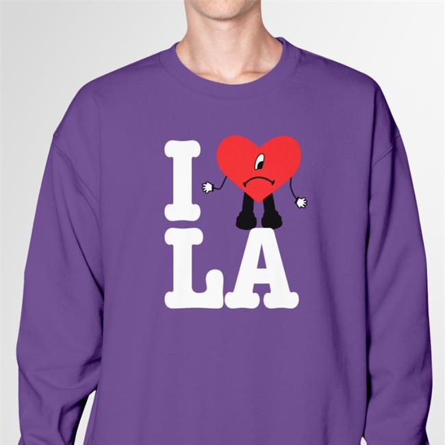 Bad Bunny Merch Sofi Stadium I Love La Shirt