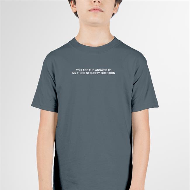 You Are The Answer To My Third Security Question Long Sleeve T Shirt Black