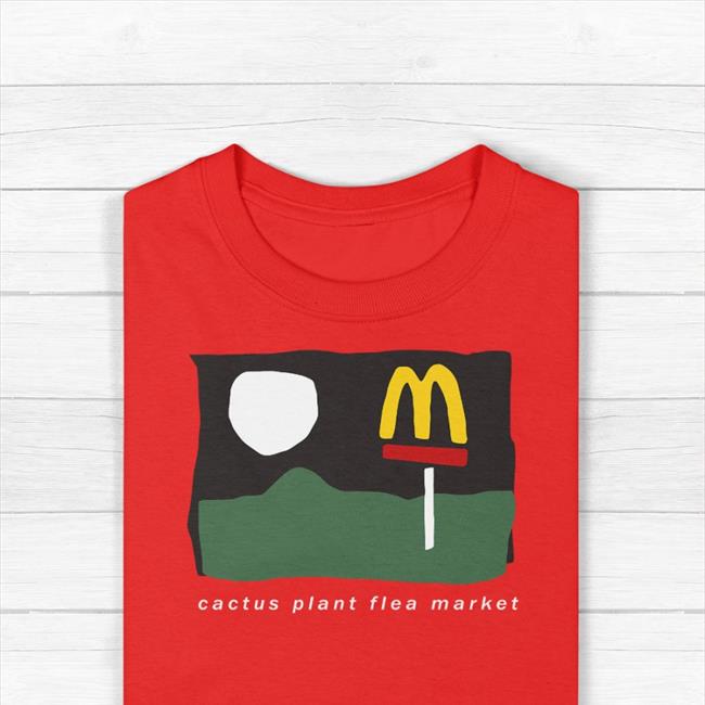 Cpfmmcdonalds Shop Cactus Plant Flea Market Mcdonalds 24/7 Hoodie Mcdonald's X Cactus Plant Flea Market Merch