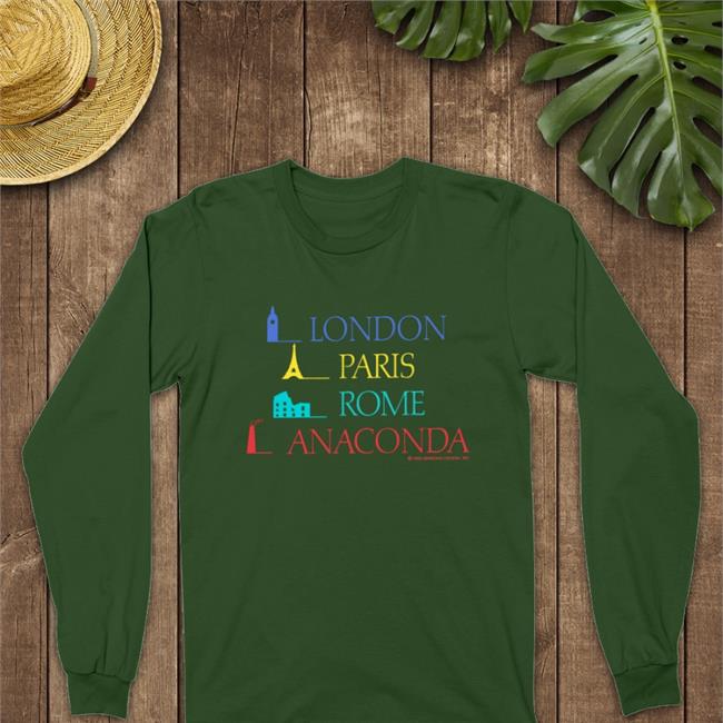 Sierra Gideon London Paris Rome Anaconda Shirt
