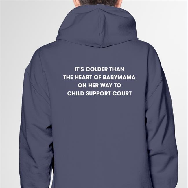 It's Colder Than The Heart Of A Babymama On Her Way To Child Support Court T Shirt Shirtsthtgohard