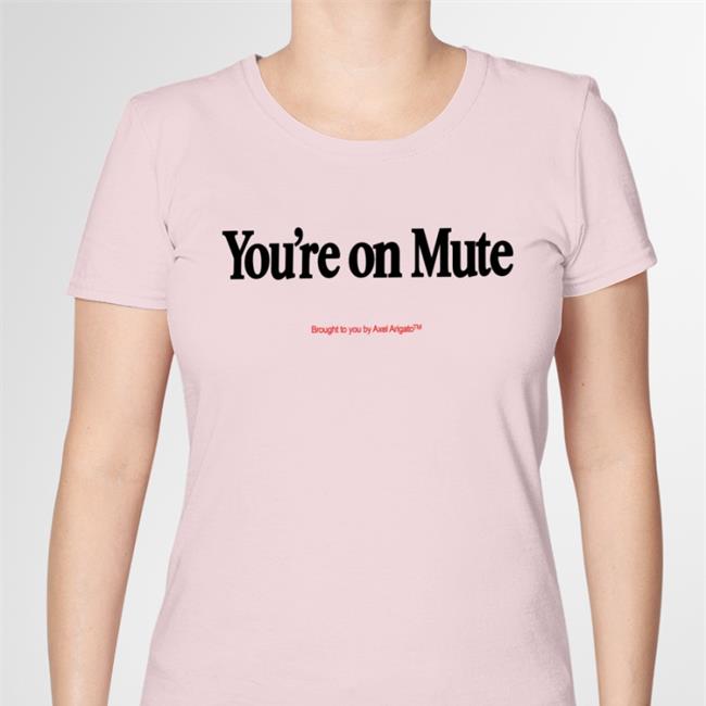 Pato O'ward Wears You're On Mute Brought To You By Axel Arigato Shirt Patriciooward