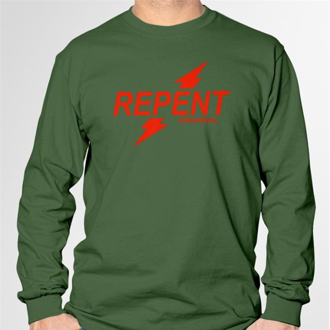 Repent Hoodie Yellow Printmer Store