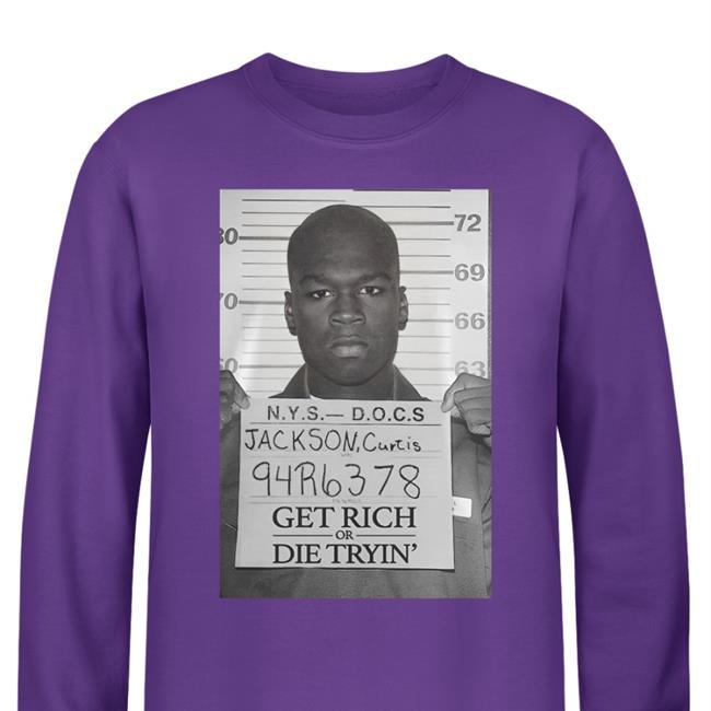 50Cent Mug Shot Get Rich Or Die Tryin Hoodie