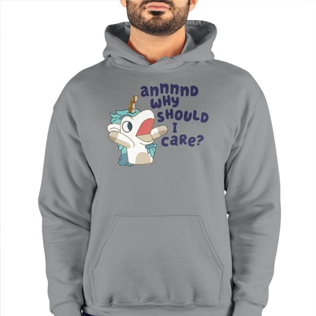 Unicorse Bluey Annnnd Why Should I Care Hat