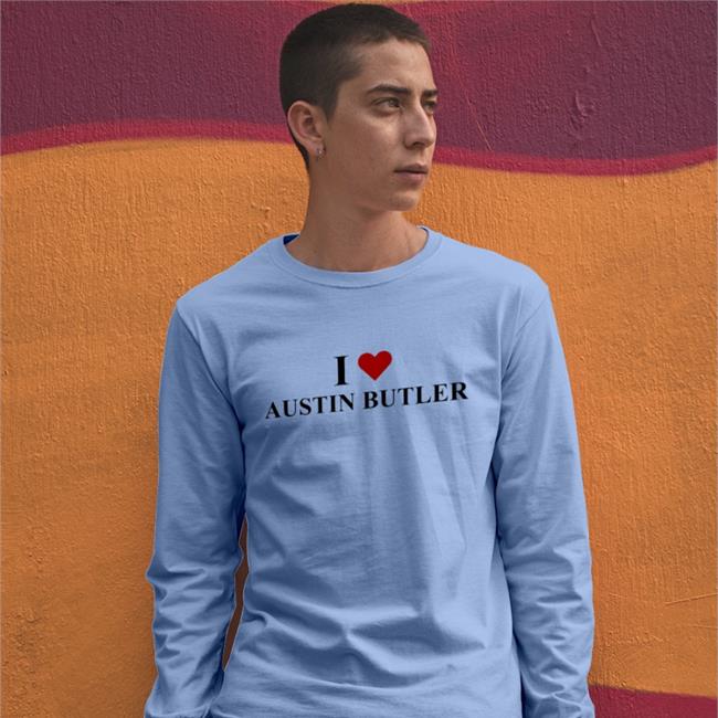 I Love Austin Butler Hoodied Sweatshirt