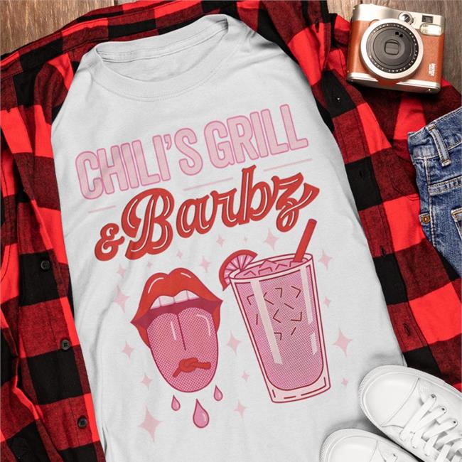 White Chili's Grill & Bar Chili's Grill And Barbz Tee