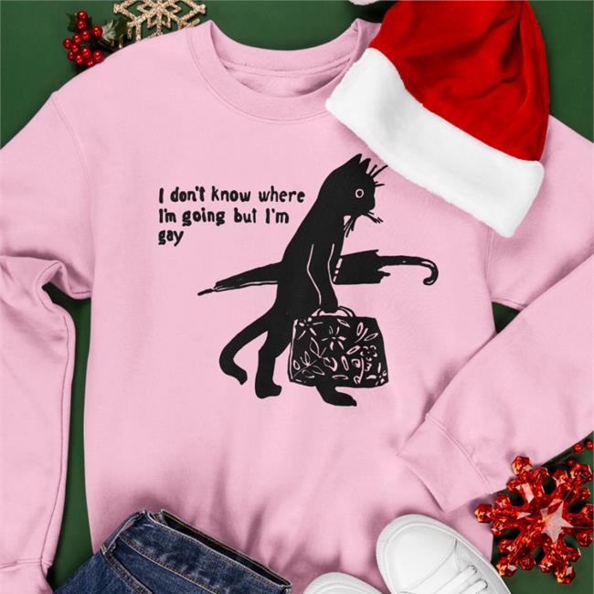 I Don't Know Where I'm Going But I'm Gay Tee Shirt Weird Thrift Store Shirts