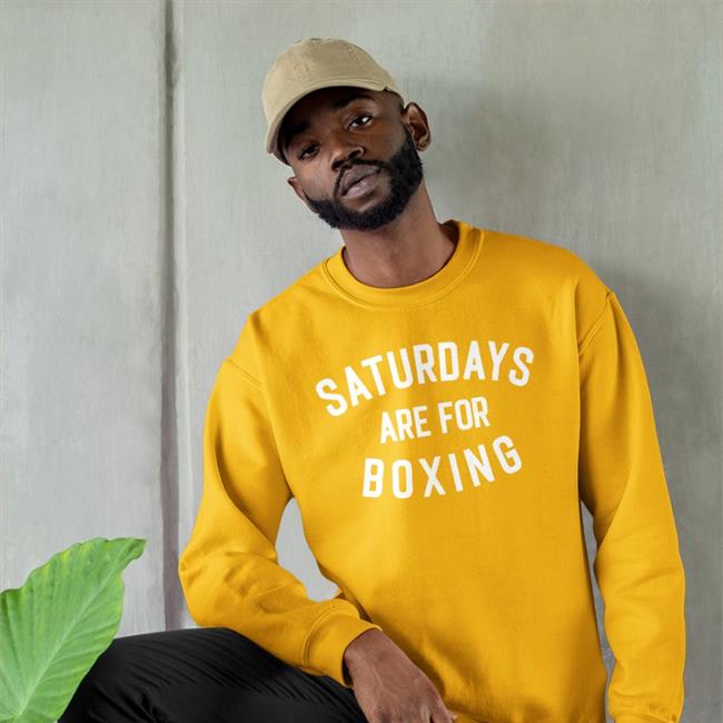 Saturdays Are For Boxing Shirt Blonde Bomber