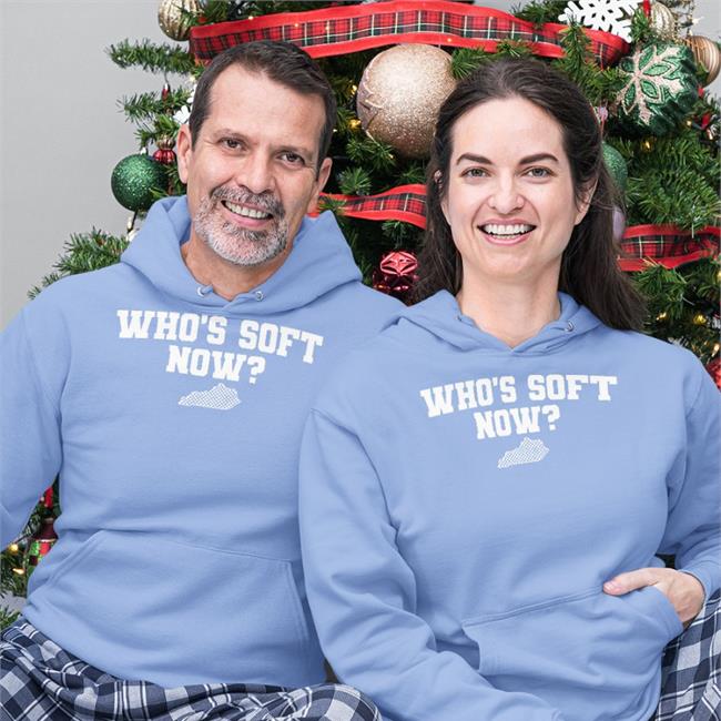 Barstool Sports Store Who's Soft Now Sweatshirt Carolina Blue