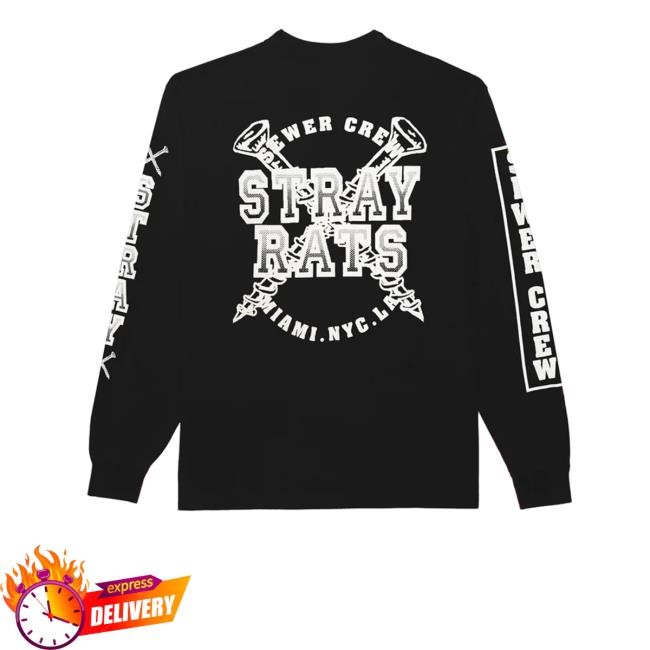 Strayrats Merch Store Shop Sewer Crew Nails T-Shirt Strayrats Merch Store Shop Sewer Crew Nails Shirts